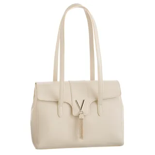 Umhängetasche VALENTINO BAGS "DIVINA" Gr. B/H: 23 cm x 15 cm, beige (ecru) Damen Taschen Handtaschen Handtasche Tasche Henkeltasche