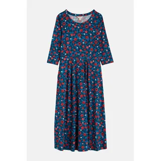 Seasalt Cornwall Veronica Damen Kleid Blau Rot Blumen GOTS Organic