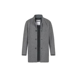 Strellson Herren Mantel schwarz, schwarz, Herbst/Winter 2025/2026