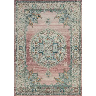 KADIMA DESIGN LIMMAT Outdoor-Teppich 120 x 120 cm Pink