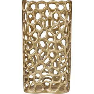 Beliani Dekovase Sanchi Metall 33 cm Gold