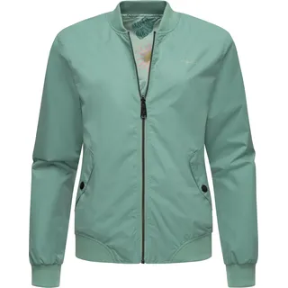 Ragwear leichte Damen, Übergangsjacke Wendejacke Kurze Oversize-Bomberjacke wasserdicht 2-in-1-Jacke Joom YOUMODO Ocean Green Gr. XL - XL