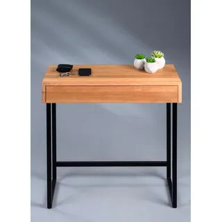Schreibtisch Jazz Holz Braun Wildeiche