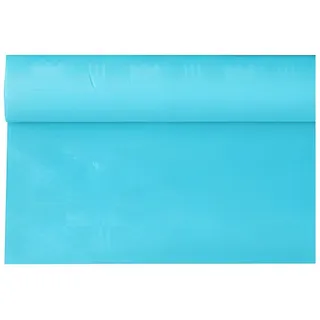 Papstar Papiertischtuch mit Damastprägung 6 m x 1,2 m türkis