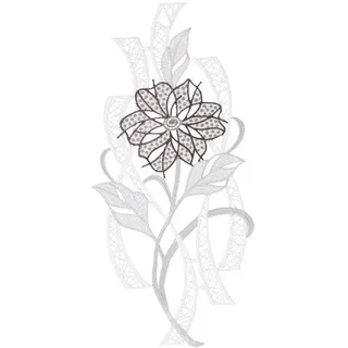 w. reuter & sohn - plauener spitze Plauener Spitze® Fensterbild BLUME Fensterdekoration FRÜHLING Deko SOMMER Blüte"