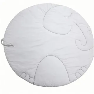 Krabbeldecke Spielmatte Blatt Spieldecke Spielteppich in Pastellfarben ver., Babymajawelt, Maschinenwaschbar, Weich, Groß, Made in EU grau