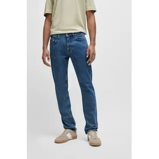 Slim-fit-Jeans BOSS ORANGE "Delaware BC-C" Gr. 36, Länge 34, blau (medium blue421) Herren Jeans Slim Fit mit Coin-Pocket