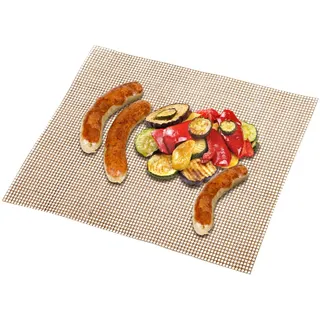 Mr. GARDENER Grillmatte, aus Fiberglas, antihaftbeschichtet, hitzebeständig bis ...