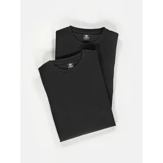 Lerros T-Shirt "Rundhals Doppelpack T-Shirt in Premium Baumwollqualität", Herren, Gr. 6XL,