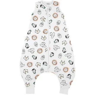 Meyco Baby Ganzjahres-Sleepoverall 2.0 TOG, weiss, 104