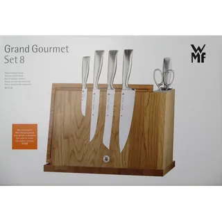 WMF MAGNETISCHER MESSERBLOCK BESTÜCKT GRAND GOURMET 8-TEILIG PERFORMANCE CUT