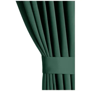 restilo Blackout Vorhang Ösen 140 x 245 cm dunkelgrün 1 St.