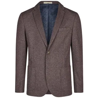 Calamar Sakko Minimalistischer Blazer in Wolloptik rot 50