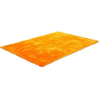 Hochflor-Teppich »Soft«, rechteckig, handgetuftet, Uni-Farben, super weich und flauschig, 336563-3 orange 35 mm