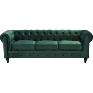 Beliani Beliani, Sofa + Bettsofa, Chesterfield