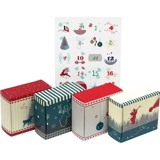 ROTH 24 Adventsboxen Nordic zum Befüllen