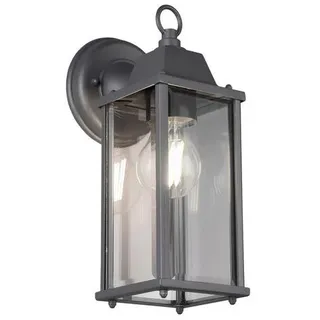 Trio Leuchten Aussenwandleuchte Olona, Anthrazit, Metall, 11.5x29.5x14.5 cm, Lampen & Leuchten, Außenbeleuchtung, Außenleuchten