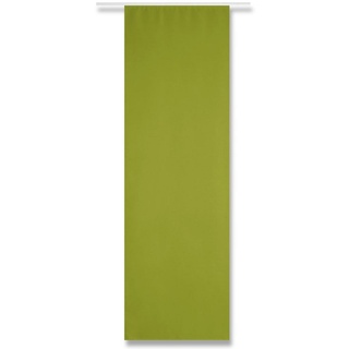 Vorhang, Arsvita, Klettband, blickdicht, Microfaser, Blickdichte Schiebegardine 60cm x 245cm (BxL), mit Klettband, inkl. Befestigungszubehör grün