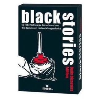 "MOS00971 - Black Stories \"Daily Disasters Edition\", für 2+ Spieler, ab 12 Jahren (DE-Ausgabe)"