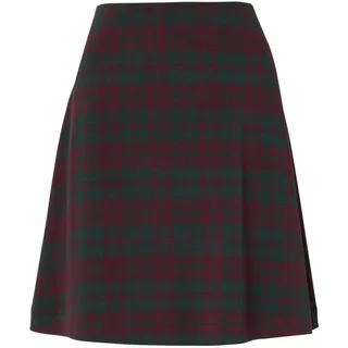 Tchibo - Karierter Jacquard-Rock - Damen - Gr. M - dunkelgrün/jacquard