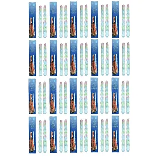 Hillfield® 40 bunte Tropfkerzen (20 Packungen) - Dekokerzen mit Tropf-Effekt - Brenndauer circa 4 bis 6 Stunden - Perfekt für Parties und romantische Stunden - Qualitätskerzen von Hillfield