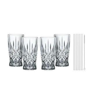 Nachtmann Noblesse Latte Macchiato Set 8er transparent