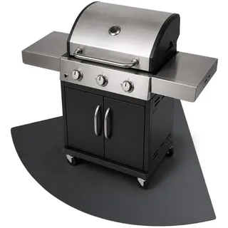 Tulup Grillunterlage Metall schwarz