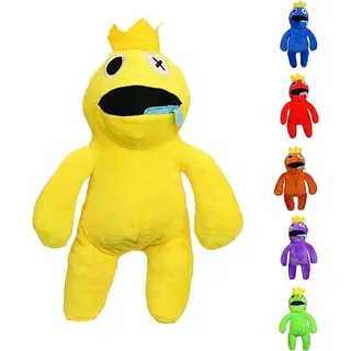 Wiztex Kuscheltier Roblox Rainbow Friends Plüsch Stofftier Figur Spielzeug Kind Geschenk gelb