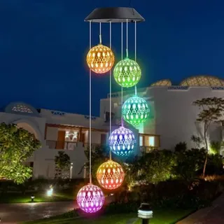 Windspiel Solar LED Garten Balkon Baum Hochzeit Geschenk Marokkanische