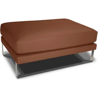 Calia Italia Hocker Romeo Anilinleder 96 x 41 x 70 cm Braun