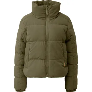 QS Wattierte Cordjacke Grün XL