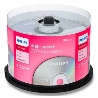Philips DVD-R 4,7 GB 16x 50 St.