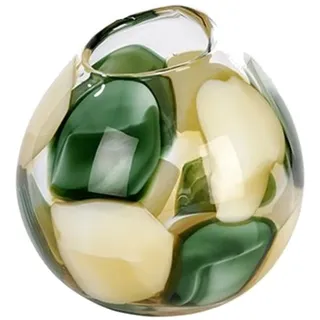 Lambert [DL] Bagodar Vase grün/beige H 19,5 cm D 18,5 cm