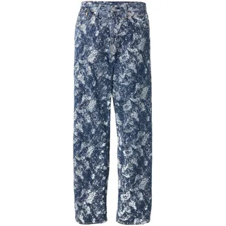 LEVIS  Jeans 578 BAGGY METEORITE blue denim / weiß 32x32