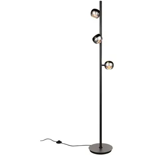 Trio Select LED-Stehlampe Orbit Alu, Eisen, Stahl & Metall Silber Nickel matt