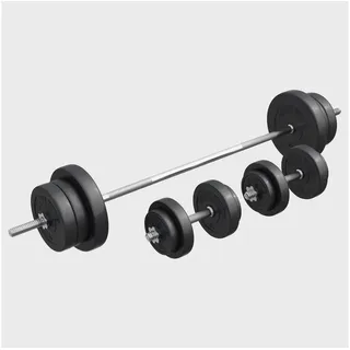 Gorilla Sports Hantelset Kurzhanteln 70,00 kg Chrom, Kunststoff