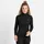 Half Zip Langarmshirt Schwarz XS