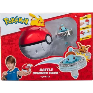 Pokémon Battle Spinner Schiggy - Blau/Rot/Weiß