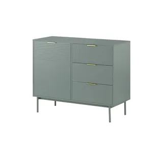Sideboard  Nanno , grün , Maße (cm): B: 100 H: 80 T: 41.5