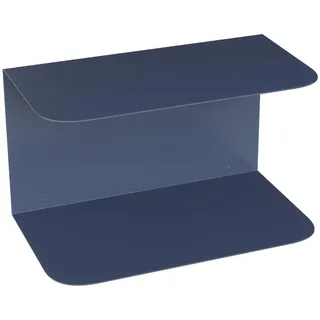 [en.casa] Wandregal 40 x 23 x 23 cm Dunkelblau