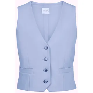 Madeleine Kurzweste Florales Design Blau 46
