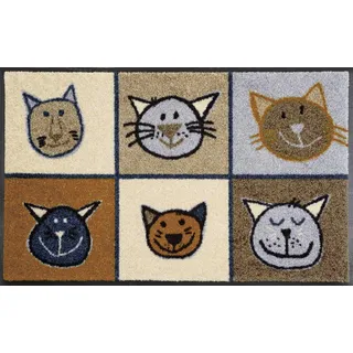 Wash+Dry Miau Miau 50 x 75 cm Mehrfarbig