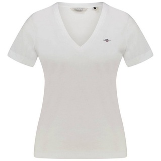 Gant T-Shirt Damen T-Shirt (1-tlg) weiß M