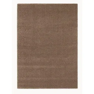 OCI DIE TEPPICHMARKE Novel Webteppich, Hellbraun, Textil, Uni, rechteckig, 80x150 cm, für Fußbodenheizung geeignet, in verschiedenen Größen erhältlich, Teppiche & Böden, Teppiche, Webteppiche