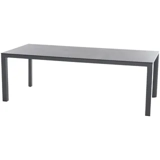 Siena Garden Silva Gartentisch 220 x 100 x 74 cm Titan