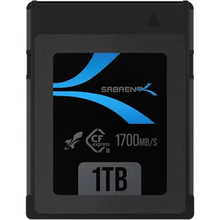 SABRENT CFexpress Typ B Speicherkarte 1TB für Profis 1700 MB/s Lesen, 1500 MB/s Schreiben - CF Express Memory Card Ideal für 8K RAW Video, DSLR & spiegellose Kameras (CF-XTBT-1TB)