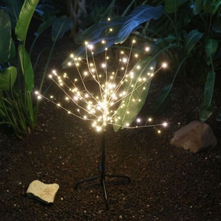 BURI LED Lichterbaum 100cm Leuchtbaum Dekobaum Gartendeko Weihnachtsdeko warmweiß