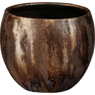 Mica decorations Mica Blumentopf Roelopf rost Terracotta Ø 14 x 13 cm Topf
