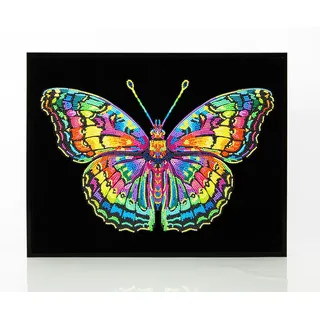 needleart world (hong kong) ltd. Diamond Painting Neon Schmetterling