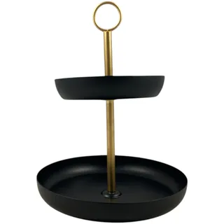 Etagere Lidy Metall schwarz